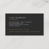 Professional Painting Service Gold Black Visitekaartje (Achterkant)