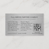 Professional Painting Service QR Code Visitekaartje (Achterkant)