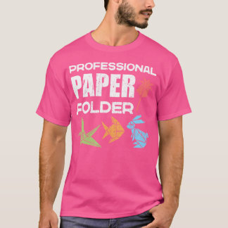 Professional Paper Folder Origami Master Japans T-shirt