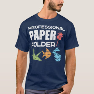 Professional Paper Folder Origami Master Japans T-shirt