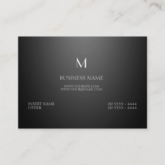 Professional Parisian Elegant Visitekaartje (Voorkant)