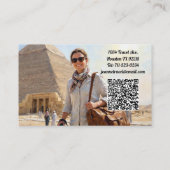 Professional Personal Tour Guide Pyramid Visitekaartje (Achterkant)