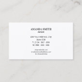 Professional Pet Grooming & Animal Care Visitekaartje (Achterkant)