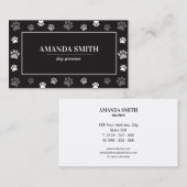 Professional Pet Grooming & Animal Care Visitekaartje (Voorkant / Achterkant)