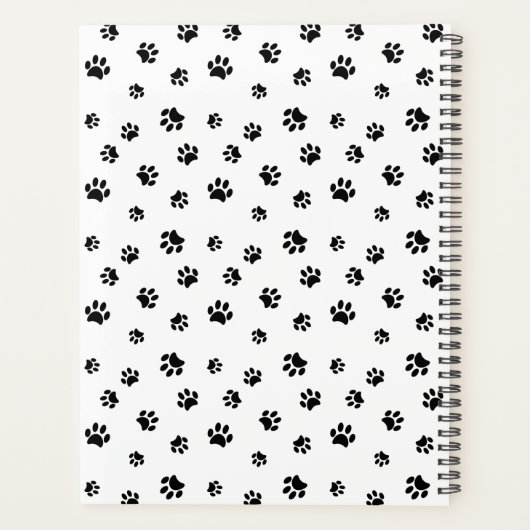 Professional Pet Sitter Dog Walker Benoeming Planner (Achterkant)