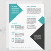 Professional Pharmacy Flyer Template (Achterkant)