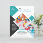 Professional Pharmacy Flyer Template (Staand voorkant)