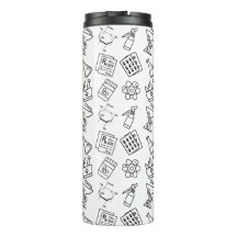 Professional Pharmacy Icon Pattern Travel Tumbler