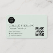 Professional Photo Logo Sage Green Visitekaartje (Voorkant)