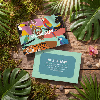 Professional  photographer bold chic visitekaartje