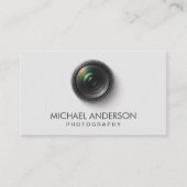 Professional Photographer camera lens Photography  Visitekaartje (Voorkant)
