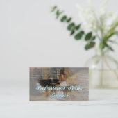 Professional Piano Teacher Visitekaartje (Staand voorkant)