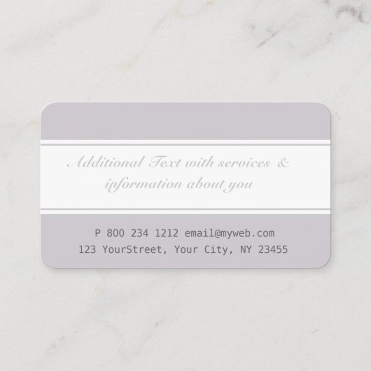 Professional Plain Computer Tech Repair IT Visitekaartje (Achterkant)