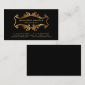 Professional Plain Gold Lijst Handtekening UV Glos Visitekaartje (Voorkant / Achterkant)