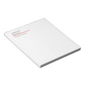 Professional plain minimalist modern trendy notitieblok (Schuin)