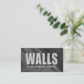 Professional Plaster Paint Wall Services Visitekaartje (Staand voorkant)