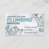 Professional Plumbing Services  Visitekaartje (Voorkant)