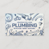 Professional Plumbing Services Visitekaartje (Voorkant)