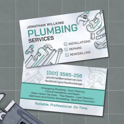 Professional Plumbing Services  Visitekaartje
