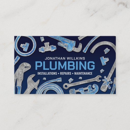 Professional Plumbing Services  Visitekaartje (Voorkant)