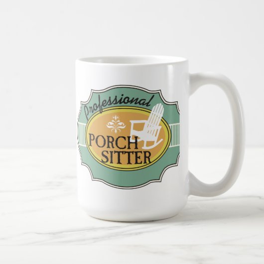Professional Porch Sitter Logo Koffiemok (Rechts)