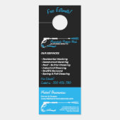 Professional Pressure Washing & Power Cleaning Deurhanger (Voorkant)