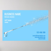 Professional Pressure Washing Power Washing Clean  Poster (Voorkant)