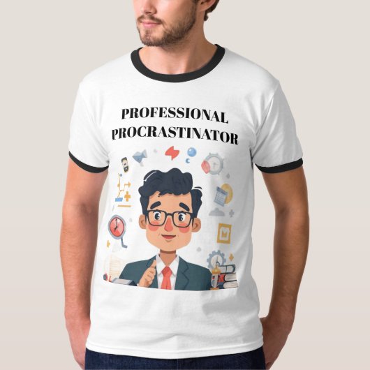 Professional Procrastinator T-Shirt (Voorkant)