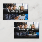 Professional Property Management Manager Visitekaartje (Voorkant / Achterkant)
