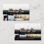 Professional Property Management Manager Visitekaartje (Voorkant / Achterkant)