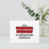 Professional Psychiatrist ... Don't Try Briefkaart (Staand voorkant)