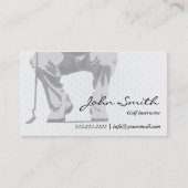 Professional Putt Golf-instructeur Visitekaartje (Voorkant)