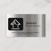 Professional QR Code Washing Power Window Cleaning Visitekaartje (Voorkant)