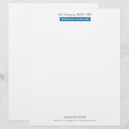 Professional R+F Letterhead Briefhoofd (Voorkant / Achterkant)