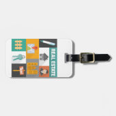 Professional Real Estate Agent Bagagelabel (Voorkant horizontaal)