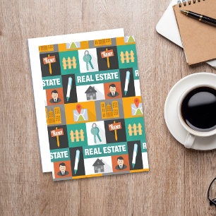 Professional Real Estate Agent Briefkaart