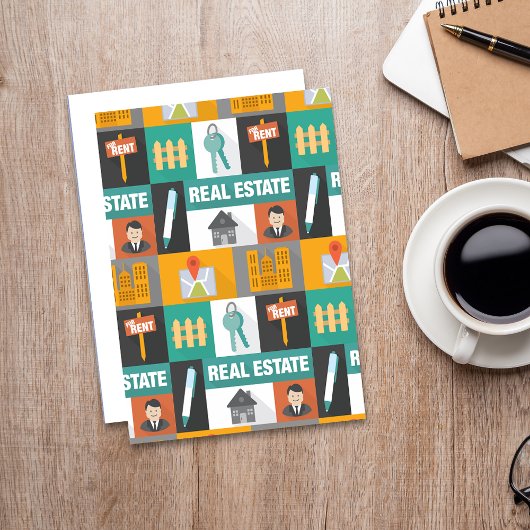 Professional Real Estate Agent Briefkaart