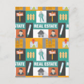 Professional Real Estate Agent Briefkaart (Voorkant)