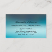 Professional Real Estate Agent Broker Gold 3DHouse Visitekaartje (Achterkant)