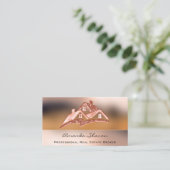 Professional Real Estate Agent Broker Luxury House Visitekaartje (Staand voorkant)