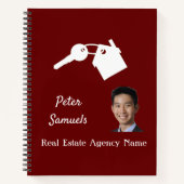 Professional Real Estate Agent-laptop Notitieboek (Voorkant)