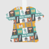 Professional Real Estate Agent Ornament (achterkant)