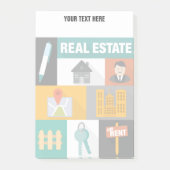 Professional Real Estate Agent Post-it® Notes (Voorkant)