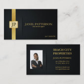 Professional Real Estate Agent - voeg uw foto toe Visitekaartje (Voorkant / Achterkant)