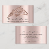 Professional Real Estate Broker Agent Blush House Visitekaartje (Voorkant / Achterkant)