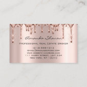 Professional Real Estate Broker Agent Roos Drift Visitekaartje (Achterkant)