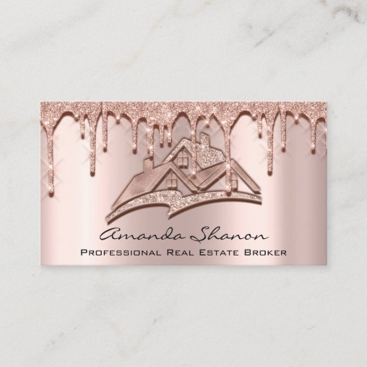 Professional Real Estate Broker Agent Roos Drift Visitekaartje (Voorkant)