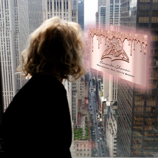 Professional Real Estate Broker Agent Roos Drift Visitekaartje