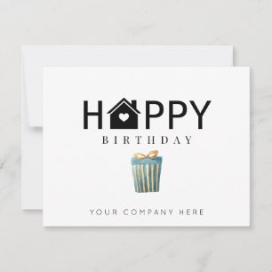 Professional Real Estate Cadeau Happy Birthday Kaart
