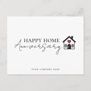 Professional Real Estate Happy Home Jubileum Briefkaart